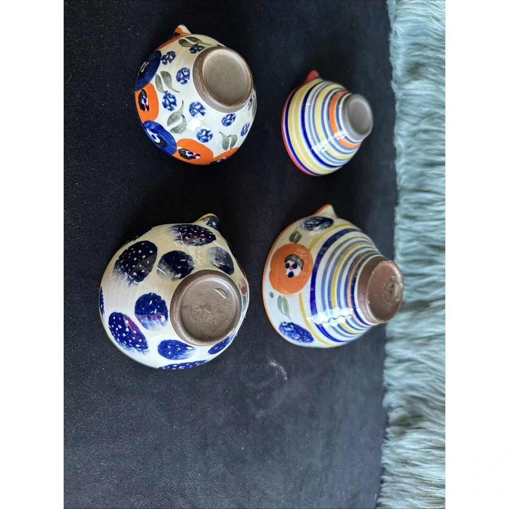 Anthropologie Nesting Measuring Cups Set Of 4 Multi Use Boho Artsy Chic Retro